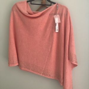 NWT linen light weight shawl or poncho .